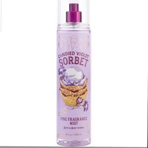 NWT Bath & Body Works Candied Violet Sorbet - 8 fl oz/ 236mL